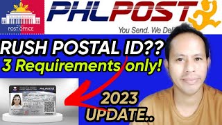 Paano Kumuha ng POSTAL ID 2023 New Update REQUIREMENTS amp PROCESS [upl. by Sebastiano]