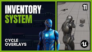 UE5  Inventory System Cycle Items amp Overlay Animations 11 [upl. by Akcirahs]