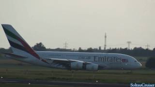 Emirates Airbus A380 Departure at ILA Berlin Air Show 2010 full HD [upl. by Ulick]