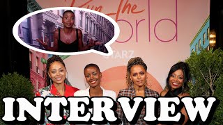 Andrea Bordeaux Talks Starz Hit Series “Run The World” Season 1 [upl. by Leahicm55]