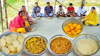 অষ্টমী স্পেশাল রান্না আর খাওয়া ছানার লুচিআলু ফুলকপি চানামশলা পায়েসমিষ্টি [upl. by Ortiz]