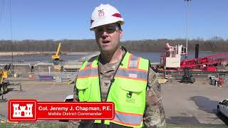 USACE Mobile District Commander’s update Demopolis Lock [upl. by Lemuel]