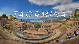 Taormina 4K 60FPS Un LUGAR maravilloso en la COSTA este de Sicilia [upl. by Humphrey]