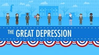 The Great Depression Crash Course US History 33 [upl. by Atsugua]