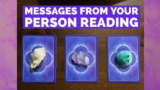 💐🪷Messages From Your Person❤️Their ThoughtsFeelingsActions Towards You❤️PickACard Reading [upl. by Derzon925]