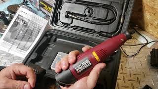 Chicago Electric Harbor Freight Rotary Tool Kit  Unboxing [upl. by Alphonso]