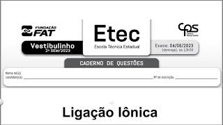 Questão 18  Ligação Iônica [upl. by Harmonia525]