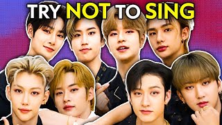 Stray Kids Try Not To Sing Or Dance Challenge  KPop Stars React [upl. by Cung545]