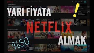 NETFLİX i Yarı Fiyatına Almak PAPARA [upl. by Batish]