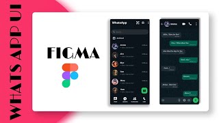 Designing Whats App UI In Figma💥  Tutorial For Beginners  trendingfigma [upl. by Nydnarb85]