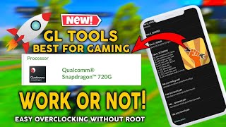 GL Tools No Root High Graphics Easy Overclocking Android Device without root Free Fire [upl. by Ahsienar]