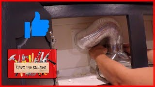 Como instalar un ducto de ventilacion de microondas  Microwave Hood with Exhaust Fan [upl. by Dougall558]