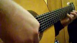 Russian 7 string Guitar  Tango  Черные Глаза Dark Eyes old video [upl. by Etienne]