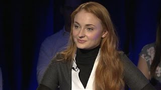 Sophie Turner Previews Playing Jean Grey in XMen Apocalypse [upl. by Arateehc528]