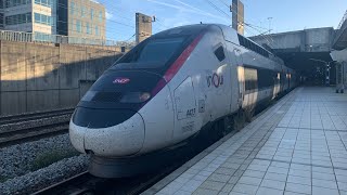 Trains at Massy  Palaiseau RER and TGV [upl. by Pangaro849]