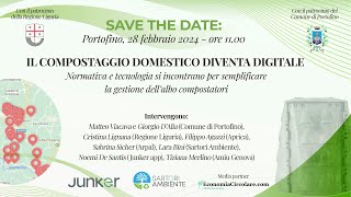 Il compostaggio domestico diventa digitale  Portofino 28 febbraio 2024 [upl. by Nonez]