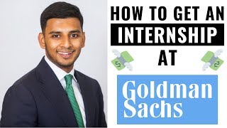 How I Got an Internship at Goldman Sachs in London And HOW YOU CAN as Well [upl. by Uphemia]