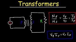 Transformers Physics Problems  Voltage Current amp Power Calculations  Electromagnetic Induction [upl. by Susanna]