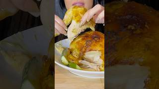 ASMR WHOLE ROTISSERIE CHICKENshorts eating asmreating rotisseriechickenfoodie [upl. by Sacram]