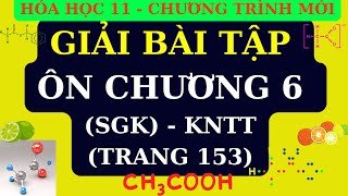 GIẢI BÀI TẬP ÔN CHƯƠNG 6  SGK KẾT NỐI TRI THỨC [upl. by Eidnalem]