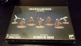 Unboxing Sisters of Battle Retributors [upl. by Ashling]