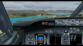 iFly 737 demonstration of autoland capability [upl. by Eimilb]