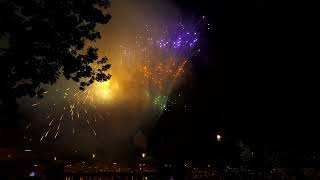 Großfeuerwerk beim Weinfest der Mittelmosel 2023 4K SteffesOllig Feuerwerke [upl. by Annaoi904]