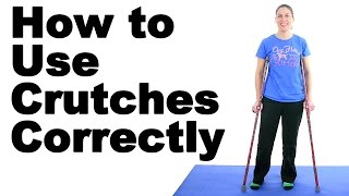 How to Use Crutches Correctly  Ask Doctor Jo [upl. by Aicetal901]