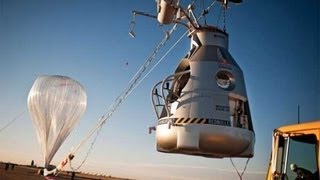 Felix Baumgartner Der Heliumballon und die Kapsel [upl. by Ocramed]