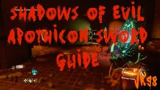 Shadows of Evil  Apothicon Sword Guide  Specialist Weapon Guide [upl. by Akihdar575]