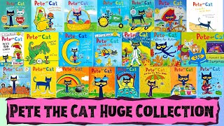 1hr of Pete the Cat Huge Collection Kids Picture Story Books  Watch Listen Learn amp Enjoy as Well [upl. by Tnarg]