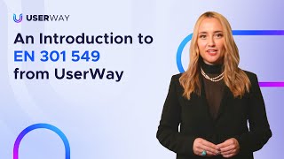 An Introduction to EN 301 549 from UserWay [upl. by Walther]