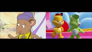 Angelina Ballerina henry does it the movie care bears oopsy does it split screen [upl. by Vod428]