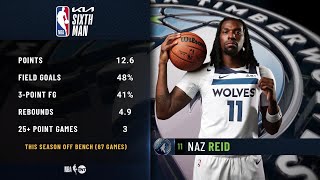 Naz Reid wins the Sixth Man of the Year Award  Inside the NBA [upl. by Redmer]