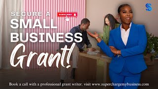 Secure a Grant for your Startup Heres what you need to WIN smallbusiness grantseeking [upl. by Yci]