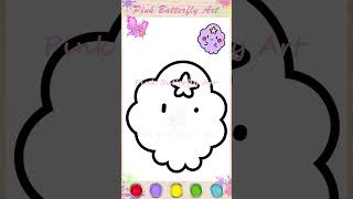 Lumpy Space Princess Drawing and Coloring Animations for Kids Toddlers Preschoolers adventuretime [upl. by Htebezile]