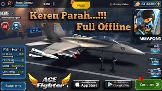 KEREN PARAH GAMENYA ❘ ACE FIGHTER MODERN AIR COMBAT ❘ FULL OFFLINE ❘ GRAFIK FULL HD ❘ VERSION 264 [upl. by Eceined404]