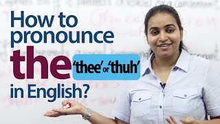 How to Pronounce quotthequot in English  English Pronunciation amp Grammar lesson [upl. by Dranal803]