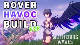 HAVOC Rover Build F2P  Insane BURST Damage ► Wuthering Waves [upl. by Tedmund934]