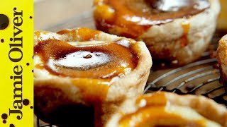 Jamies Quick Portuguese Custard Tarts [upl. by Froh]