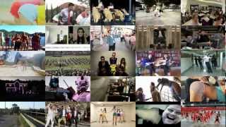 MULTIPLE PSY  GANGNAM STYLE PARODIES 강남스타일 AT ONCE [upl. by Jasik]