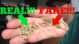 How to spot FAKE GOLD [upl. by Stephannie]