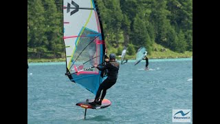 Windsurfing Silvaplana Engadin Switzerland  16072023 [upl. by Aksel]