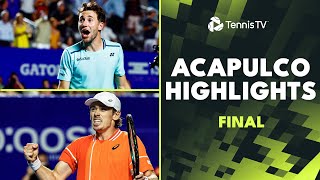 Alex De Minaur vs Casper Ruud For The Title 🏆  Acapulco 2024 Final Highlights [upl. by Sokem]