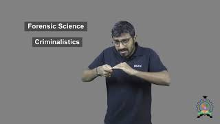 quotForensic Sciencequot or quotCriminalisticsquot  Indian Sign Language ISL Tutorial  How to sign [upl. by Calabresi]