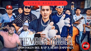 Tiembla diablo  Corrido Bélico Cristiano  Apóstoles del Rap ft Beiby Espinoza  Video Reacción [upl. by Cyn705]