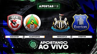 🔴 GAZIANTEP X ALANYASPOR  NEWCASTLE X EVERTON  TURCO E PREMIER LEAGUE – AO VIVO – COM NARRAÇÃO [upl. by Nnaitak22]