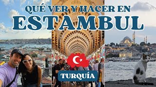 Qué ver en ESTAMBUL 🇹🇷 y RESTAURANTES 🌯 Guía con los lugares TOP y CONSEJOS IMPRESCINDIBLES 💡 [upl. by Nitnerb]