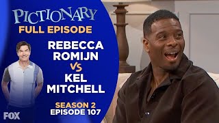 Ep 107 Easy as ABC  Pictionary Game Show  Full Episode Rebecca Romijn vs Kel Mitchell [upl. by Mendy89]