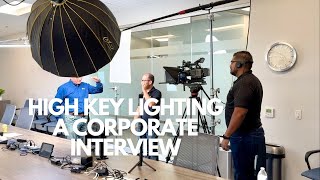 High Key Lit Teleprompter Corporate Video sonyfx6 sonyfx3 sonyfx30 videography [upl. by Carlock]